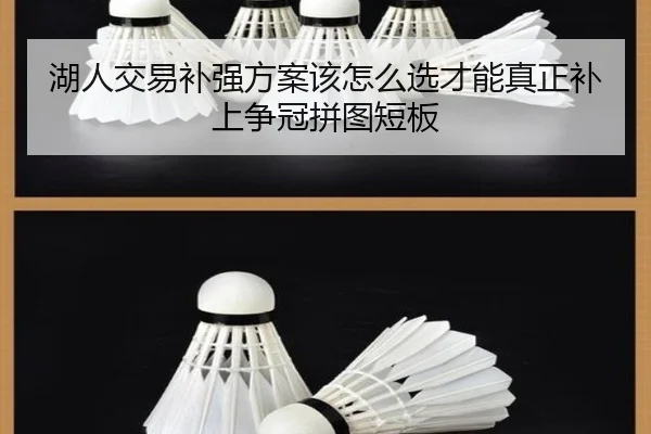 湖人交易补强方案该怎么选才能真正补上争冠拼图短板